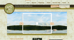 Desktop Screenshot of campforallkids.org